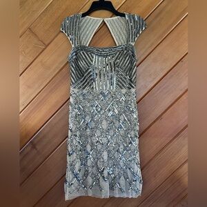 Adrianna Papell Beaded Bodycon Dress